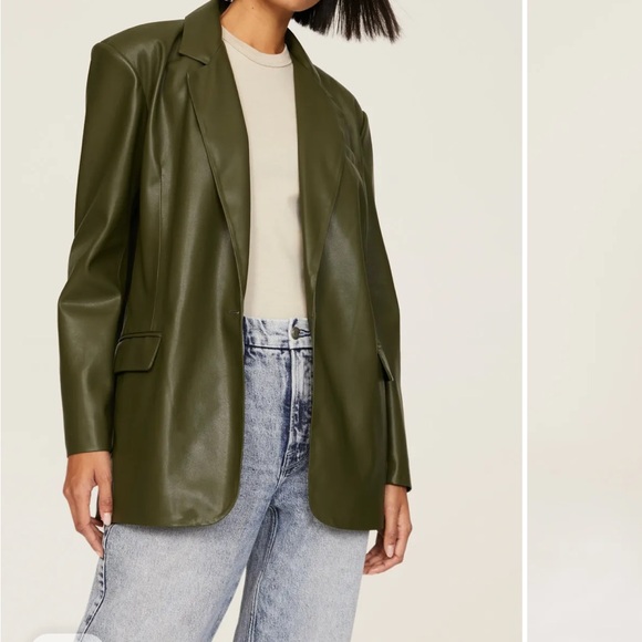 Blank NYC Olive Green Blazer - Picture 4 of 11